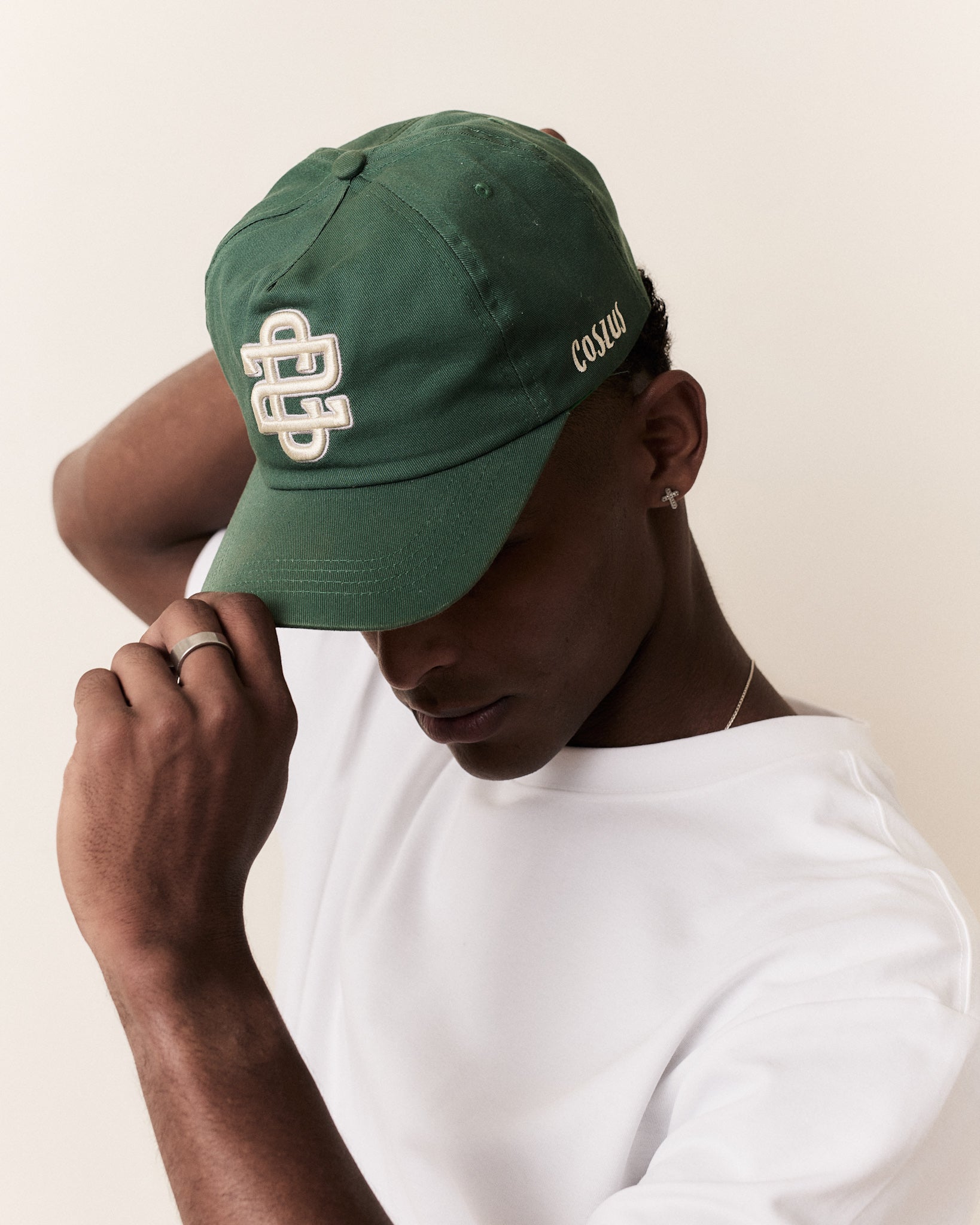 Coszus Initials Green Cap